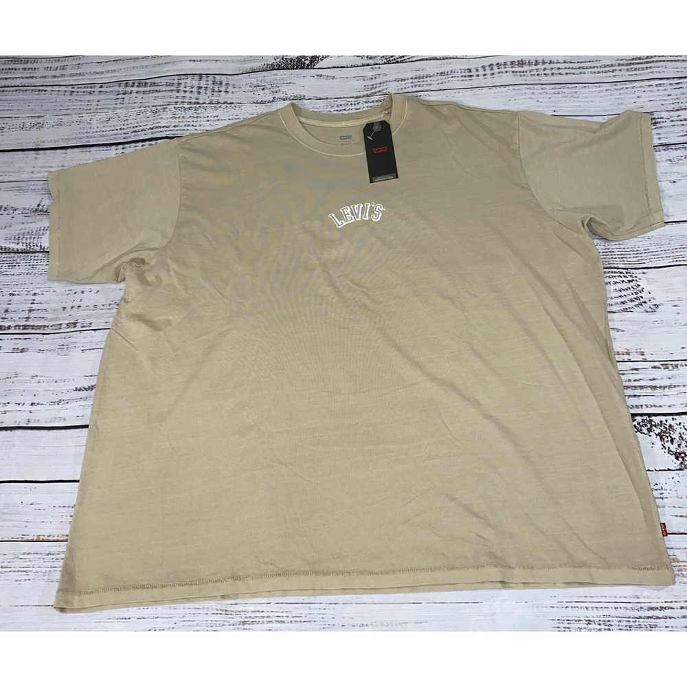 Levi's Men's Made And Crafted No Pocket Brown T Shirt XXL NWT